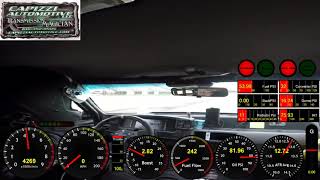 Jon Capizzi - US131 testing - 7.48/180mph - Data Overlay - In car view