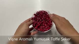 Kent Tofita Yumiyum Vişne Aromalı Yumuşak Toffe Şeker 6,7 gr x 120 Adet