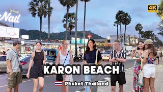 [4K] 🇹🇭 Walking 24 Hours at Karon Beach From Sunrise to Nightlife Phuket, Thailand ( October 2024 )