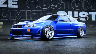 NEED FOR SPEED UNBOUND Xbox Series X - Nissan Skyline GT-R V-Spec (1999) [Drifting Gameplay]