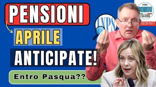 [STOP PAGAMENTO]  PENSIONI APRILE PAGANTE in PRIMA di PASQUA o in “RITARDO”❓🤔 chiariamo le cose 🔎 🐣