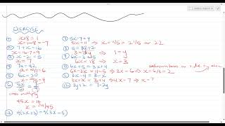 Solving Linear Equations- Algebra for CXC Mathematics