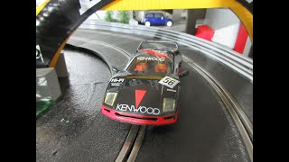 SCALEXTRIC FERRARI F40 KENWOOD C590 SEVICED, VERY FAST!  For sale! link in description.