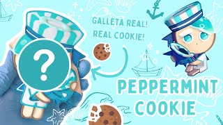 🐳 Haciendo a Peppermint Cookie versión galleta REAL 🩵 Cookie run 🍪