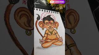 😍🌼Bal hanuman drawing 🌺🌼#pencildrawing #bajrangbali #viral #shorts