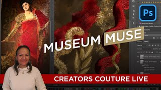 Photoshop Tutorial: Museum Muse - 19th Century Oil Portrait to Modern Illustrated Design