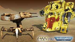 STAR WARS vs WARHAMMER 40K: Battle Droids vs Orks - Men of War: Assault Squad 2