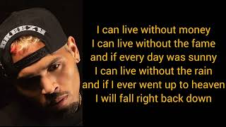 Chris brown - without you (lyrics)