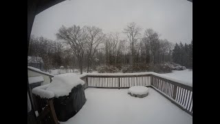 Snow Timelapse  Hopewell Junction, NY, March 13-15, 2023