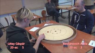 Crokinole - Budenz Smiley Kupa - bronzmeccs