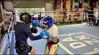 SPARRING AT THE BOXING GYM!!!