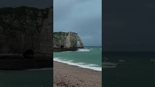 Étretate cliffs, Normandy France 🇫🇷 #france #wandererduo