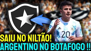 SEXTA-FEIRA AGITADA NO NILTÃO 🔥! ARGENTINO CHEGANDO NO BOTAFOGO? NOTÍCIAS DO BOTAFOGO!!