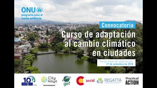 Curso Virtual - Financiamiento y Acción Climática en ciudades