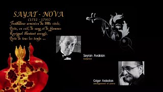 Seyran Avagyan - Sayat-Nova "Arants qiz inch konim"