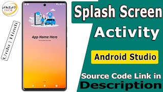 Android studio flutter Splash Screen | android app development in Hindi and Urdu by #amjadtech