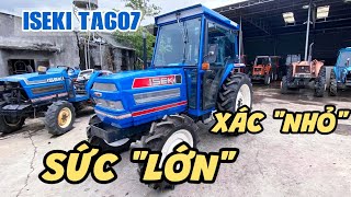 ISEKI TA607 - Cabin ML, turbo trợ lực, xác NHỎ nhưng sức cực LỚN! Máy Cày Đức Đạt. ĐT 0986.782.167