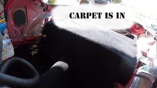 Sound deadening Part 2 + Install of Carpet