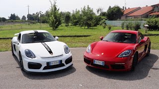 PORSCHE CAYMAN GT4 981 VS PORSCHE CAYMAN 718 S [RIDEX]