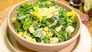 Deliciosa Ensalada🥗🥑 verde y rica en nutrientes, rápida y fácil que te encantará!!