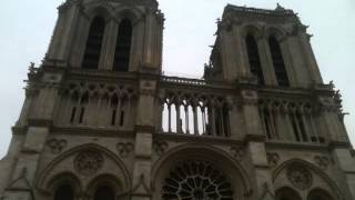 Nuove campane di Notre Dame de Paris - Chiamata alla messa vespertina delle Palme