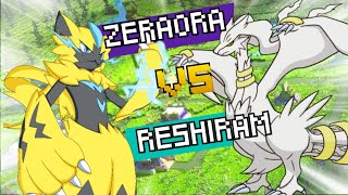 SHINY ZERAORA VS RESHIRAM Legendary & Mythical Pokemon Battle Royale! Pokken tournament