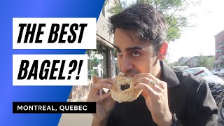 Food in Montreal 🇨🇦 | The BEST Bagel in the World?! (St. Viateur Bagel)