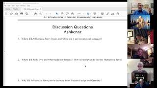 Jewish History - Ashkenazi Jewry - Discussion (12b of 20 sessions)