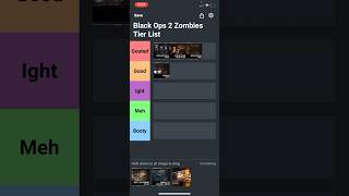 Black Ops 2 Zombies Tier List #ranked #tierlist #blackops2