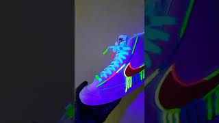 How To Customize Nike Blazer Colour Change??😱💦 #shorts #sneakers #shortvideo