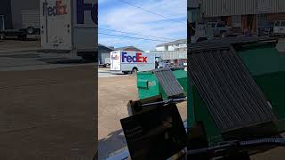 FEDEX DELIVERS NEXT DOOR -4 JACEN #fedex #ups #shorts #freight #truck #country #farM #usa @KJPV2011