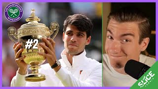 ANALYSIS: Alcaraz DESTROYS Djokovic for 2nd Wimbledon, 4th Major | THE SLICE