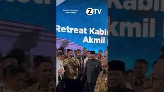 Momen Prabowo dan Para Kabinet  Joget Bareng di Akmil          #shorts   #ZTV