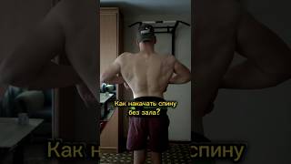 Топ-2 упражнения на спину без зала #shorts #gym #gymmotivation #подтягивания #спорт #кач