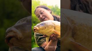 Kay’s 22lb PERSONAL BEST Common Carp #fishing #carp #girl #fishinggirl #shorts #biggest