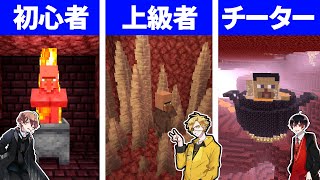 一番ヤバイ地獄を作れるのは誰だ！？地獄作り対決-カラフルピーチ-【マイクラ】