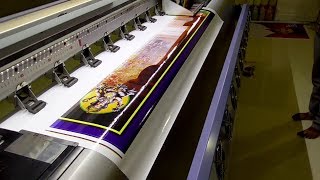 Fully Automatic Flex Printing Machine K3208 "BANNER PRINTER" / Small Scale IndustrY