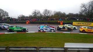 BTCC 2018 Brands Hatch Druids Hairpin