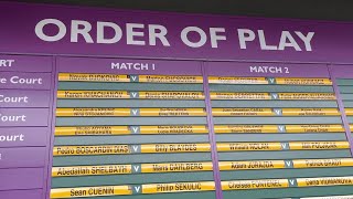 Wimbledon grounds on Federer's last day!