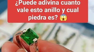 ¿Puede adivina cuanto vale esto anillo y cual piedra es? 😱 #anillo #mercado #sevilla #españa #spain