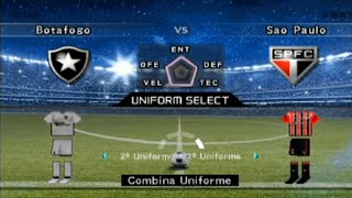 CAMPEONATO BRASILEIRO SÉRIE A - RODADA #20 BOTAFOGO X SÃO PAULO - BOMBA PATCH 2024 - GAMEPLAY PS2.