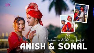 Cinematic Wedding Teaser | Two states unite in love (Maharashtra 💞 Tamil Nadu) |