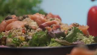 Prinos Fresh Bar - Quinoa and Smoked Salmon Salad