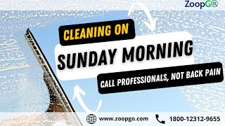 Cleaning on Sunday Morning: Call Professionals, not Back Pain