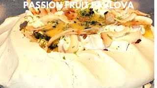 How To Make Passion Fruit Pavlova