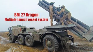 Russian Uragan MLRS continues rocket assaults against Vuhledar