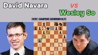 David Navara vs Wesley So – Champions Showdown Blitz 2019