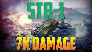 STB-1 ✖ 7K DMG ✖ 3 KIlls ✖  WoT Blitz