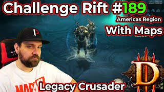 Diablo 3 Challenge Rift 189 Guide with Map