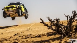 MINI ALL4Racing Dakar Rally car. Driven